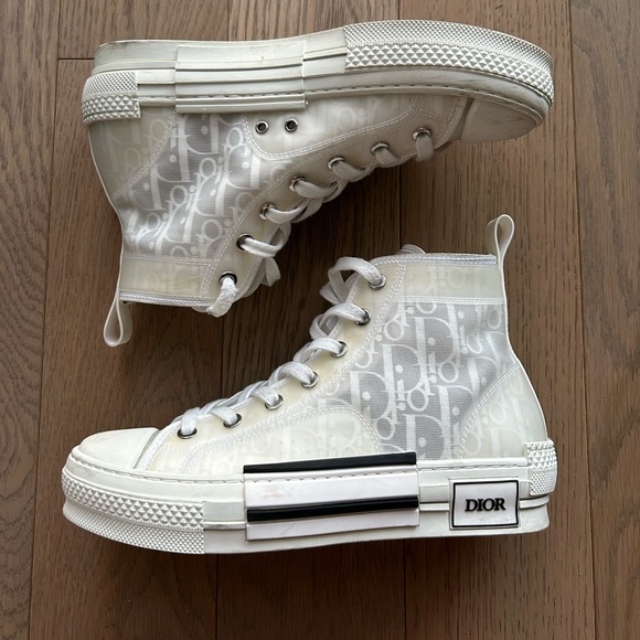 White Dior B23 Oblique Canvas - Picture 9 of 11